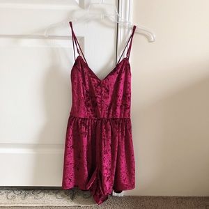 Velvet romper